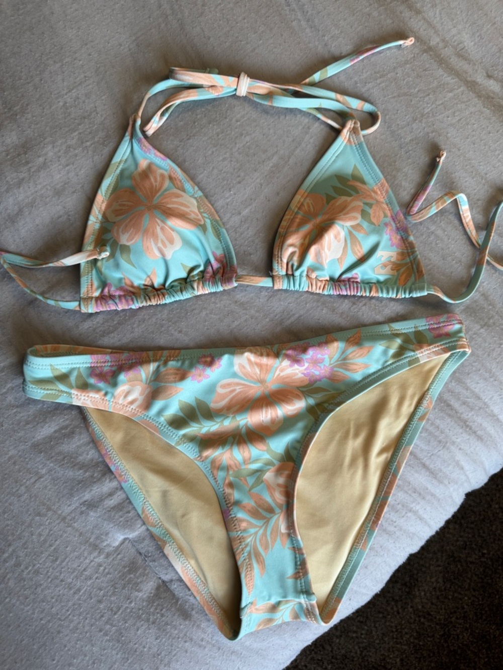 Billabong Beach Babe Triangle Bikini Set